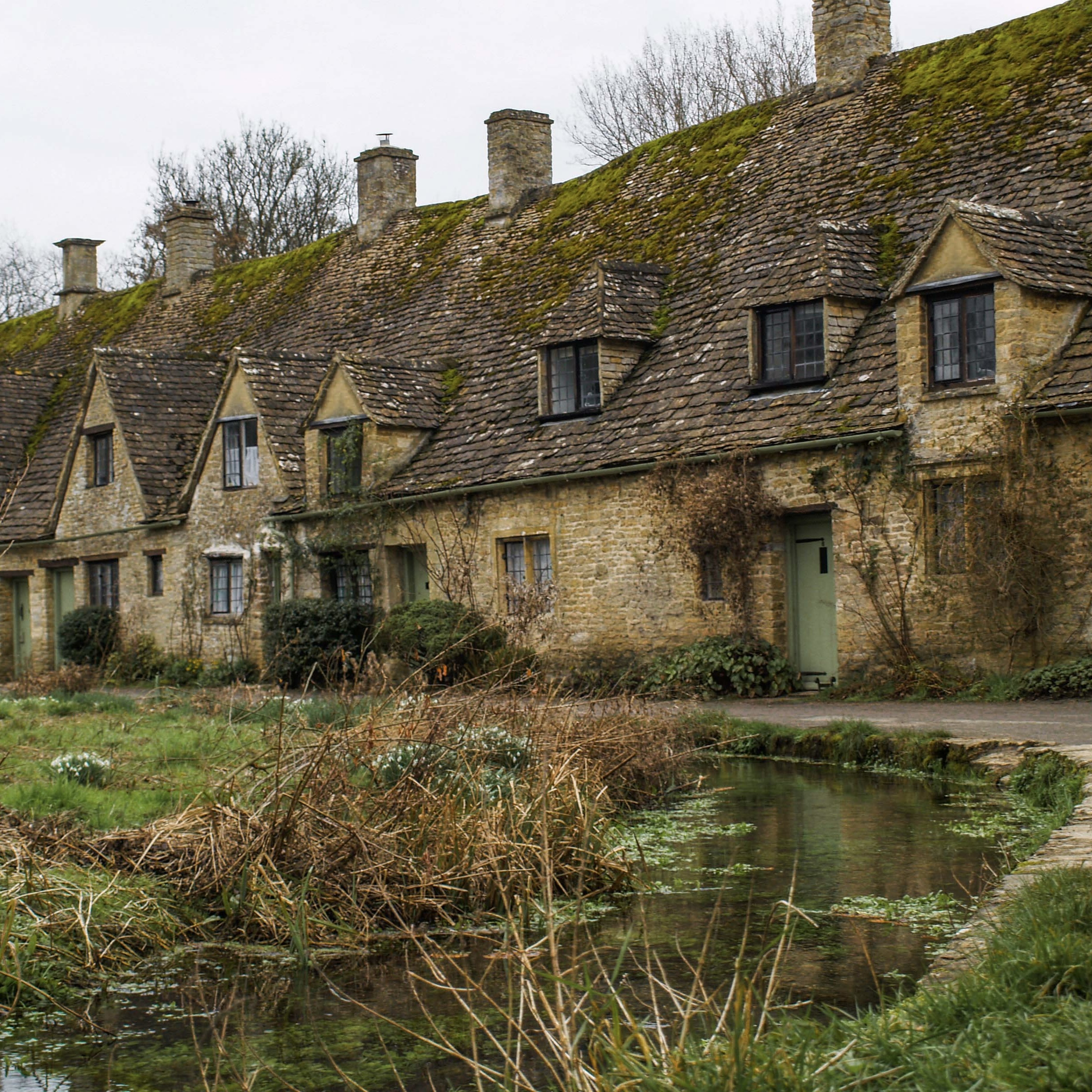 A winter's day in Bibury, Cotswolds