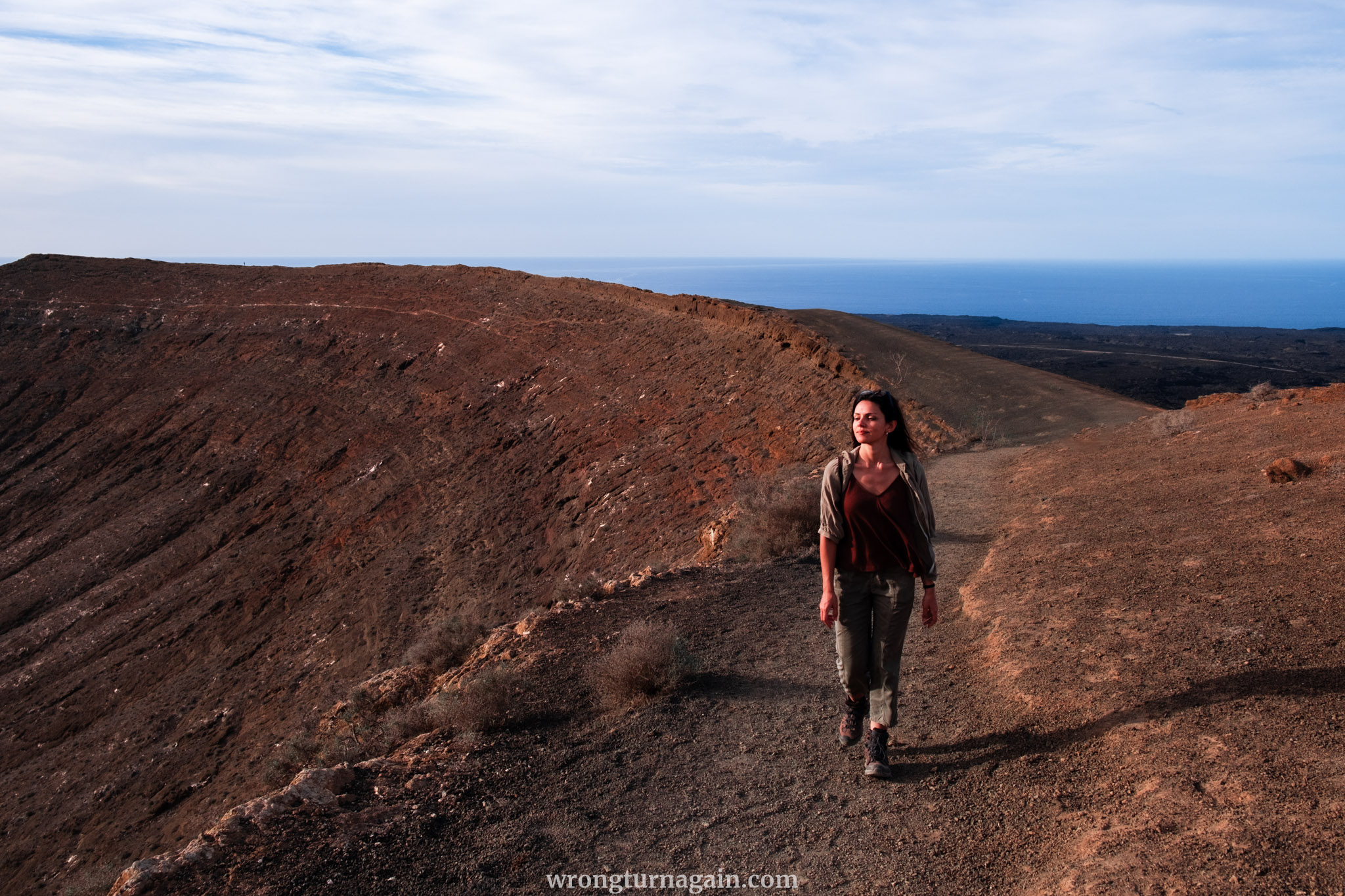 caldera blanca hike view