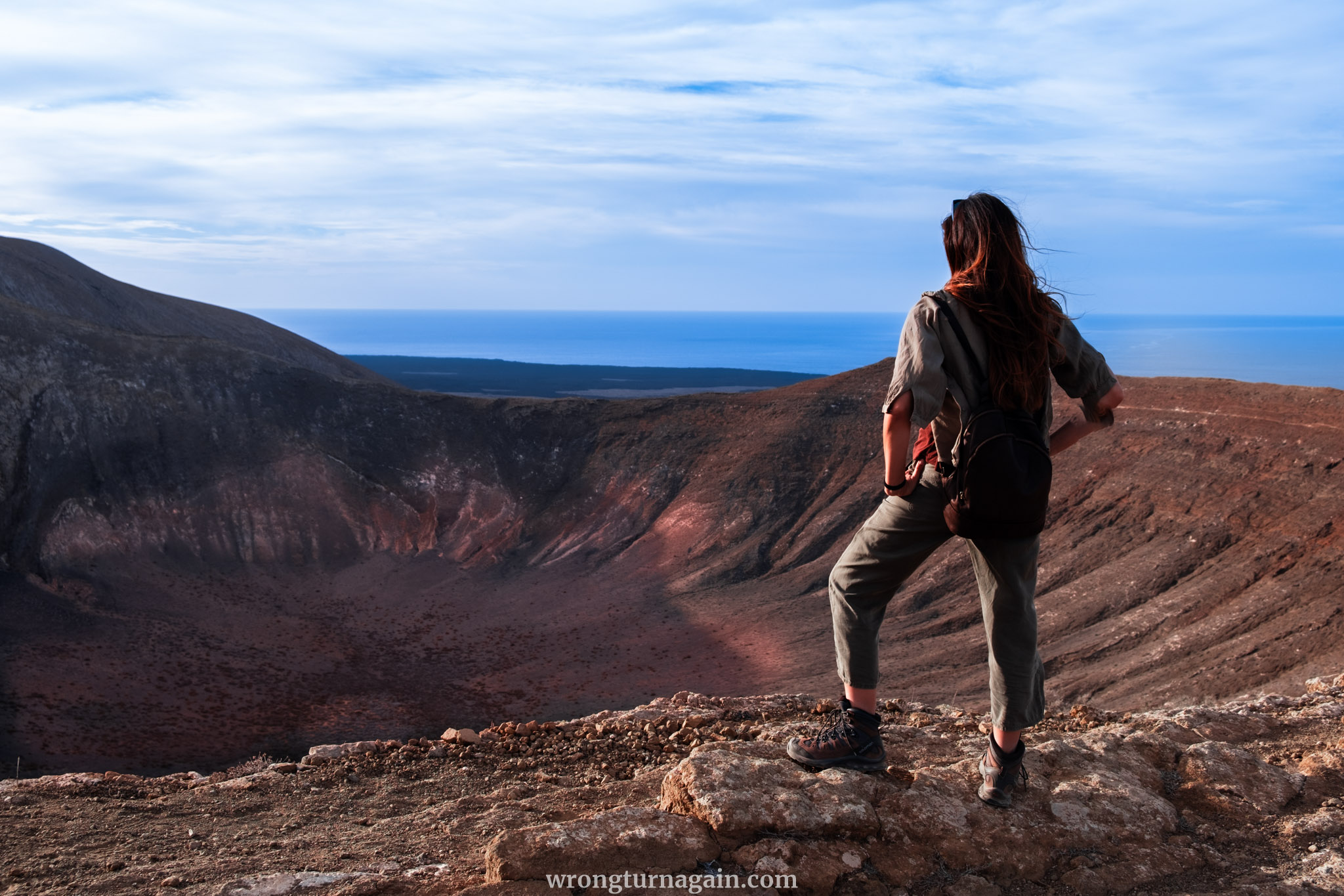 caldera blanca hike view