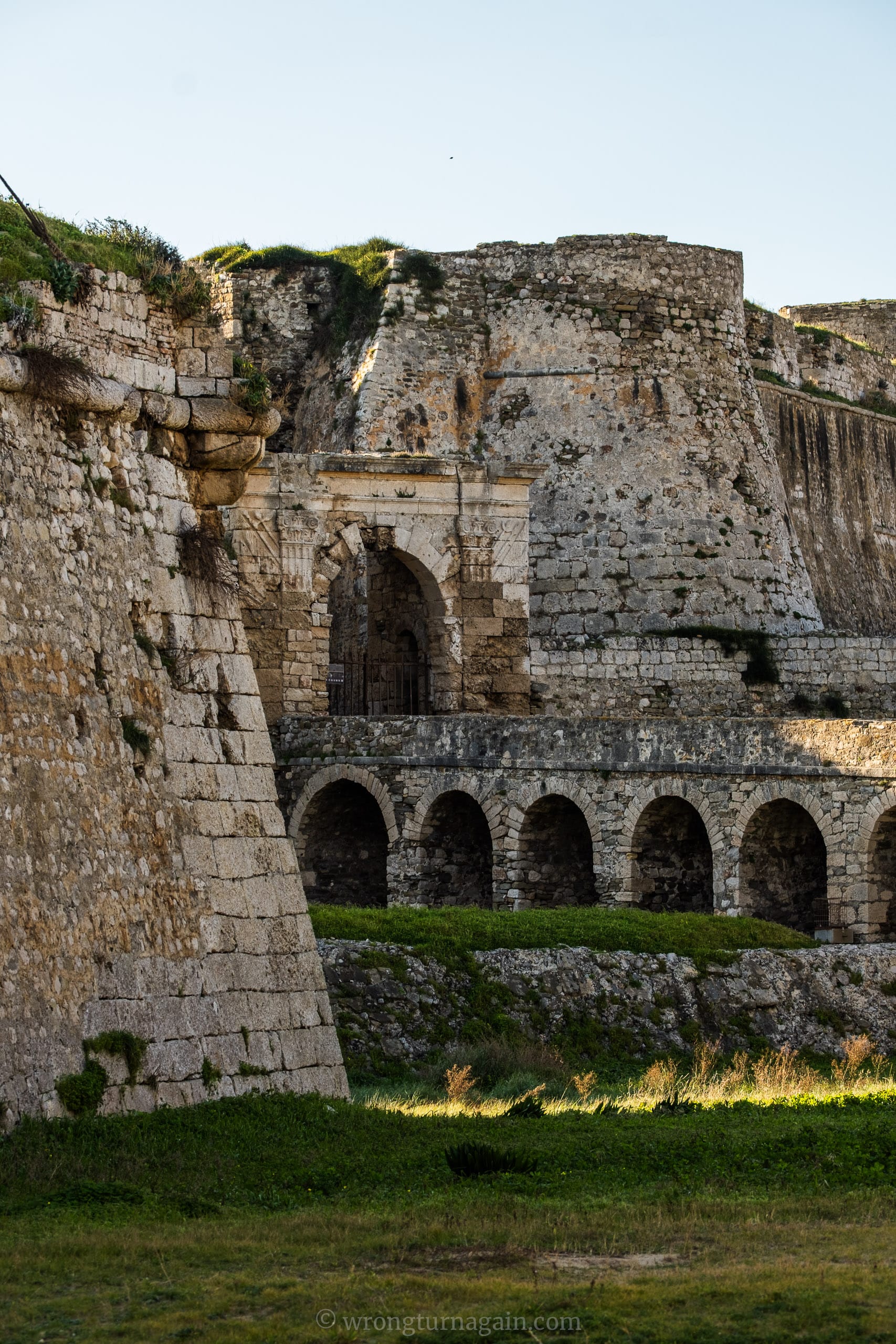 methoni castle entrance