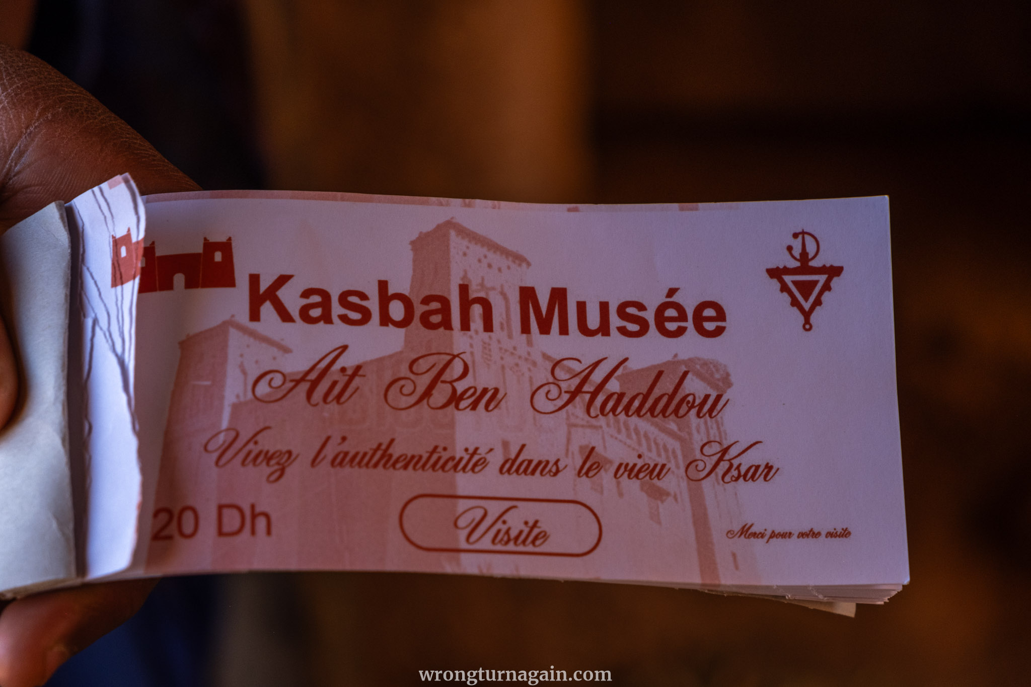 Misleading Kasbah Musee Sign